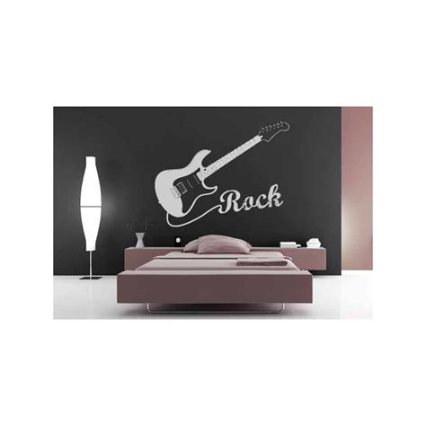 Sticker Autocollant Guitare Rock