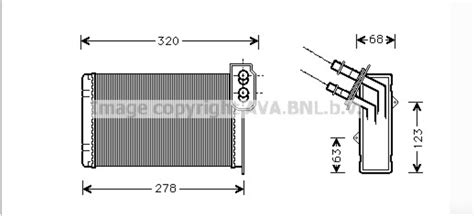 Rt Radiatore Riscaldamento Heater Exchanger Renault R Clio Megane