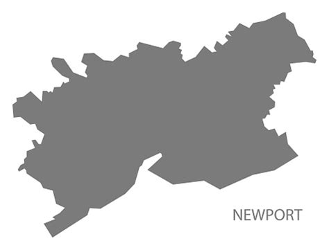 Newport Wales Map Grey Stock Vector | Royalty-Free | FreeImages