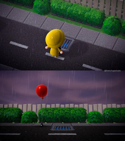 iconic horror movie scenes but in animal crossing! 🎈🎃🪩 : r/AnimalCrossing