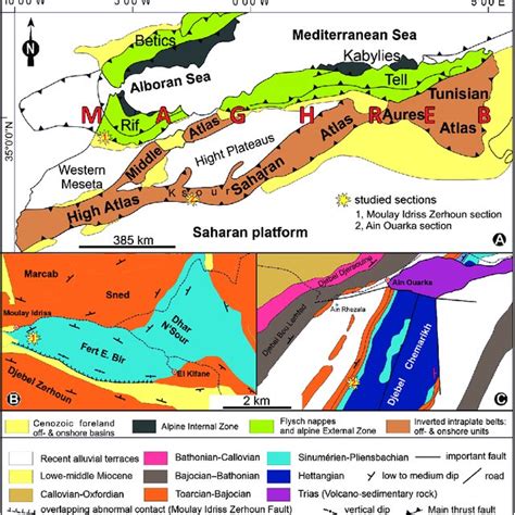 Geographic And Geological Framework Of The Study Area A Structural