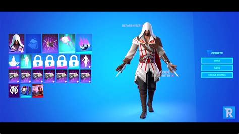 Fortnite Skin Ezio Auditore Lobby Assassins Creed Youtube