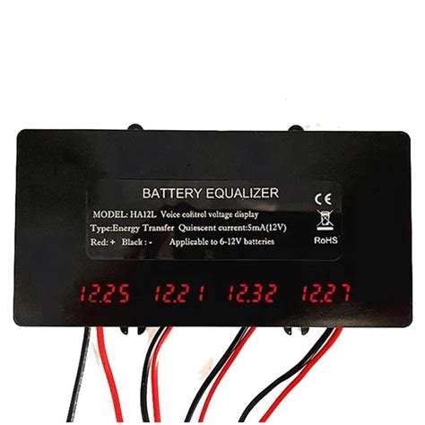 Egalizator Baterii V Pentru Panouri Fotovoltaice Afisaj Lcd X