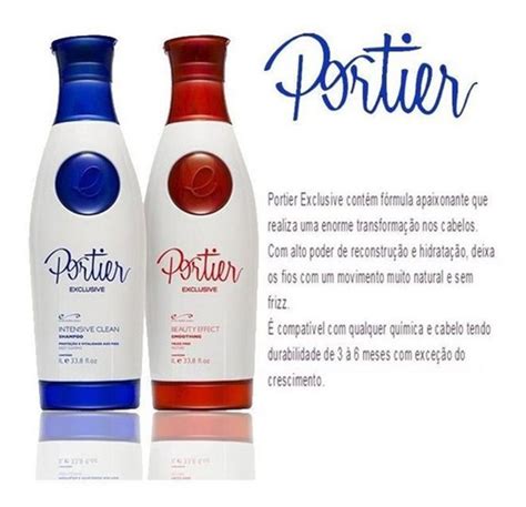 KIT PROGRESSIVA EXCLUSIVE 1L PORTIER ALISAMENTO INTENSIVO E DURADOURO