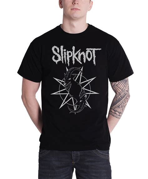 Slipknot T Shirt Gray Chapter Masks Band Logo Tour Official Mens New Black Ebay