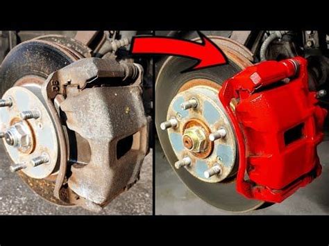 HOW TO PAINT BRAKE CALIPERS Easiest Method No Taking Off ANY Bolts