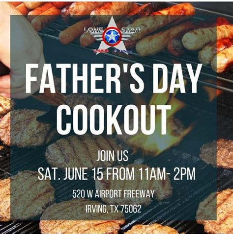 Father's Day Cookout, Dallas TX - Jun 15, 2019 - 11:00 AM