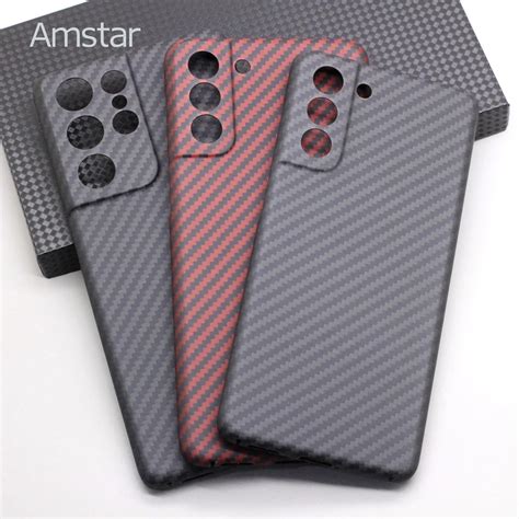 Amstar Real Pure Carbon Fiber Protective Case For Samsung Galaxy S