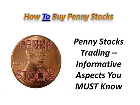 How To Buy Penny Stocks