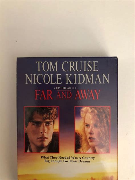 Far And Away Vhs 1992 A Ron Howard Film Tom Cruise Nicole Kidman Ebay