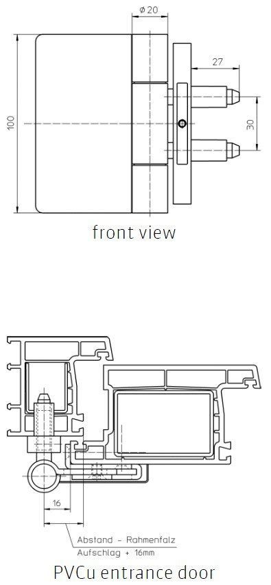 Simonswerk Multi 3D VN 3030 Luxusní kování