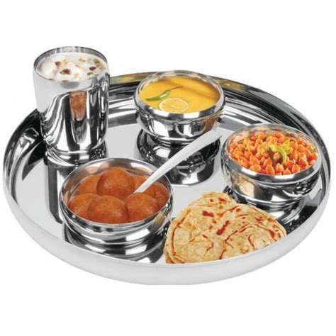 Pcs Dinner Set Stainless Steel At Best Price In Ahmedabad Mahadev