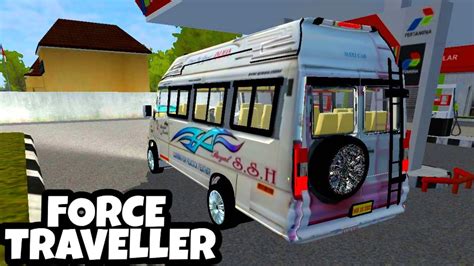 Force Traveller Mod In Bus Simulator Indonesia Car Mod In Bussid