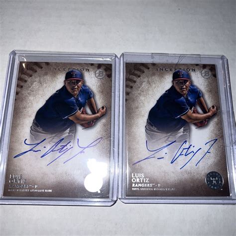 Luis Ortiz Bowman Inception Auto Pa Lo Ebay