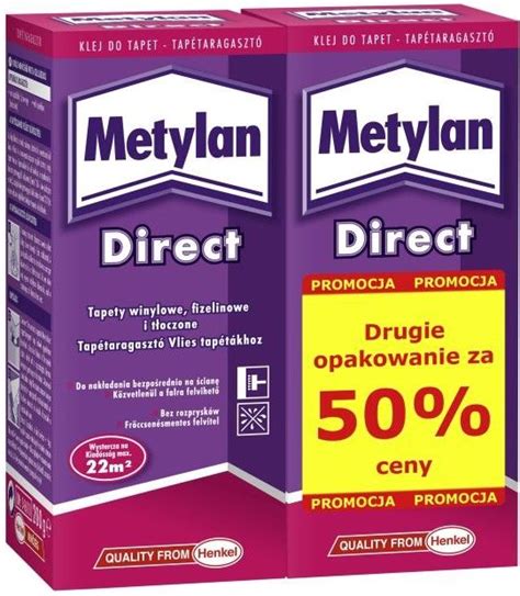 Klej Metylan Klej Do Tapet Direct 200 G Drugi Za 50 Opinie I Ceny Na