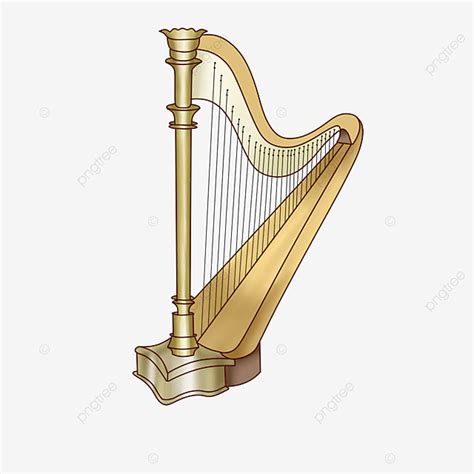 Harpe Hd Transparent Golden Harp Clip Art Harp Clipart Harp Clipart