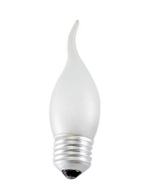 Lampada Led Vela W E Leitosa Bico Branco Frio