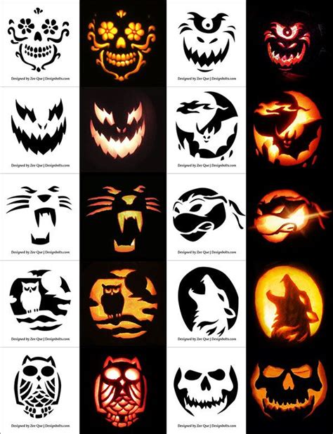 Free Advanced Pumpkin Carving Patterns