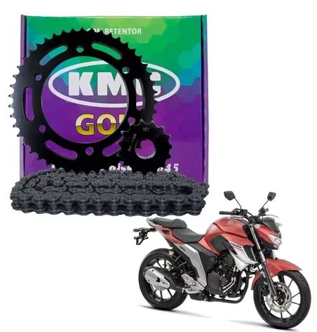 KIT TRANSMISSÃO SEM RETENTOR FAZER250 2019 ATE 2023 KMC GOLD