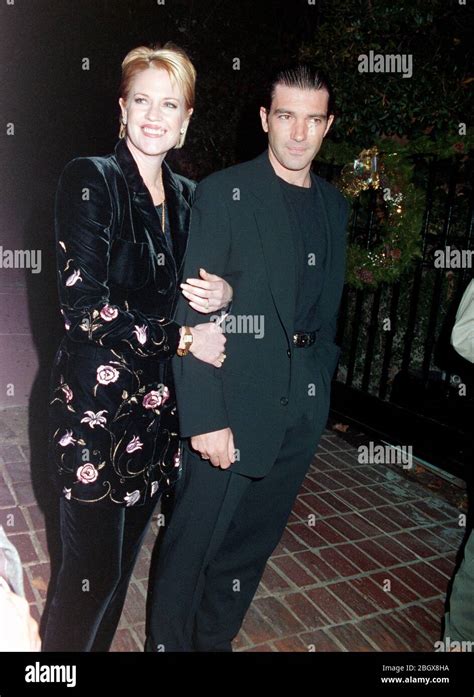 LOS ANGELES, CA. c. 1996: Melanie Griffith & Antonio Banderas. File photo © Paul Smith ...