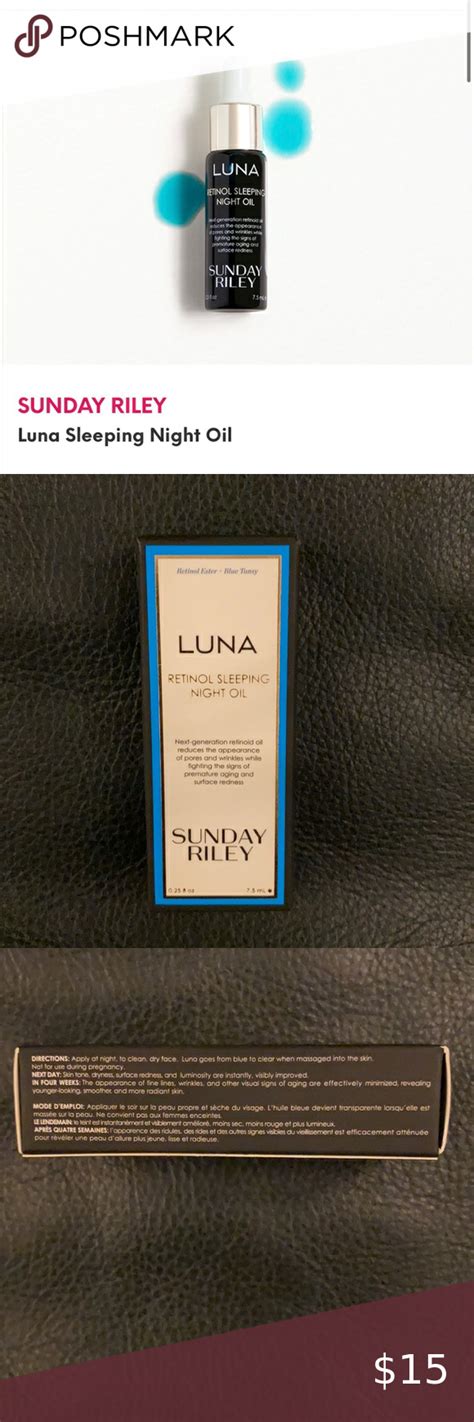 Ml Sunda Riley Luna Retinol Sleeping Night Oil Sunday Riley Luna