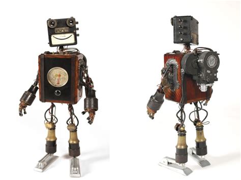 Examples Of Robot Sculptures Made From Recycled Materials Ecofriend