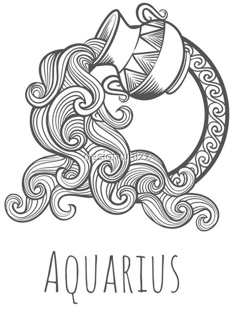 Coque Iphone For Sale Avec L œuvre Zodiac T Aquarius Art Print Aquarius Zodiac Birthday