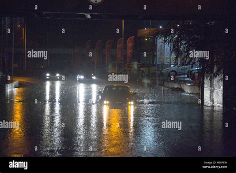 Exeter Uk Th November The First Winter Storm Of Storm