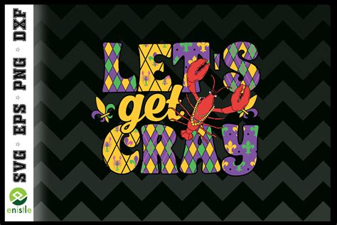 Mardi Gras Crayfish Festive Svg Graphic By Enistle Creative Fabrica