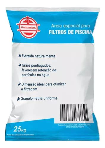 Areia Piscina Para Filtros Em Geral Saco De Kg Veico Mercadolivre