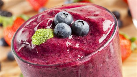 Receita De Smoothie De Aveia E Mirtilos Biolimentar