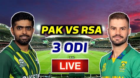 Pakistan Vs South Africa Odi Series 2023 Full Schdule And Time Table