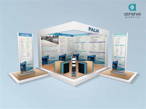 Exhibition Booth Design For Pharma Company Creative Graphic Design