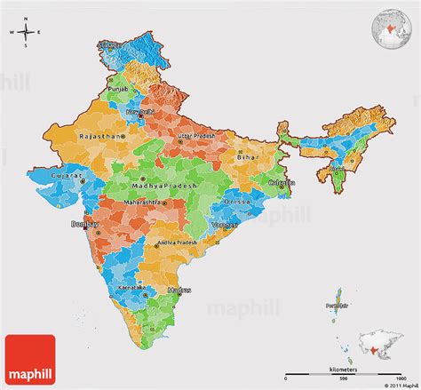 Vectors 3d Map Of India Stock Vector Image Art Alamy 52 Off