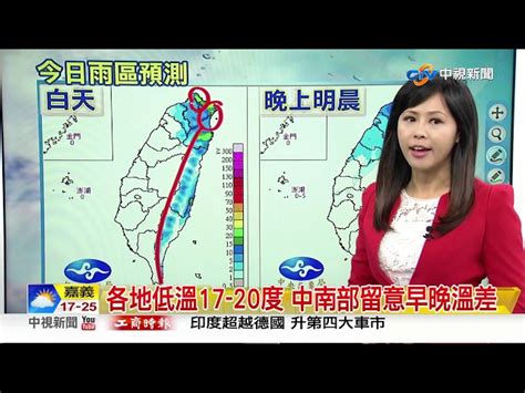 秀瑜天氣報報 把握白天冬陽 傍晚北部轉濕冷低溫14度│中視早安氣象 20190115