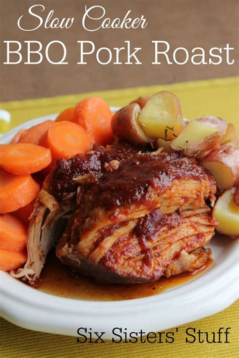 Slow Cooker Bbq Pork Roast Recipe My Recipe Magic