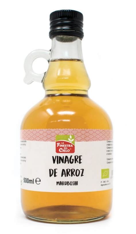 Vinagre de arroz 500ml La Finestra Sul Cielo ecológico 8436545621813