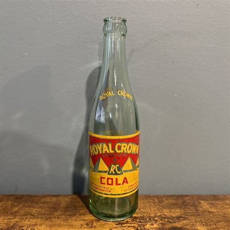 Vintage Royal Crown Rc Cola Glass Bottle Oz Nahi Corp Duraglas Mcm