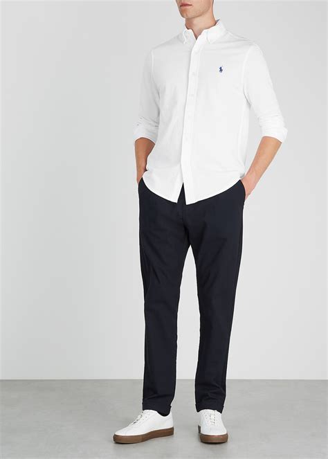 Polo Ralph Lauren Piqué Cotton Shirt Harvey Nichols