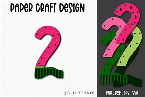 Number 2 Watermelon Alphabet Number 2 Svg Cut File By Picpixpic