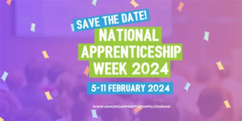 Save The Date National Apprenticeship Week 2024 Confirmed