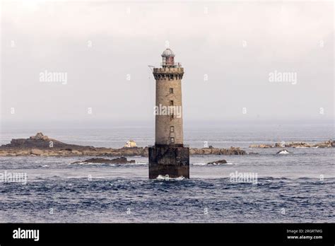 Lighthouse Kéréon Phare De Kéréon Near Ouessant Brittany France