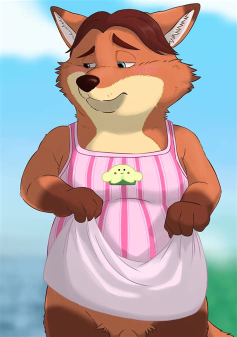 Rule 34 2017 Anthro Apron Belly Big Belly Blush Canid Canine Clothing