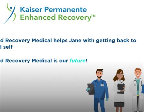 Enhanced Recovery Kaiser Permanente On Behance