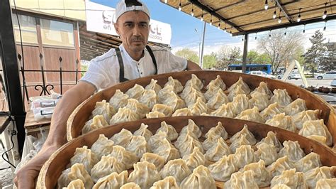 Giant Dumplings A Day Korean Street Food Korean Dumplings In