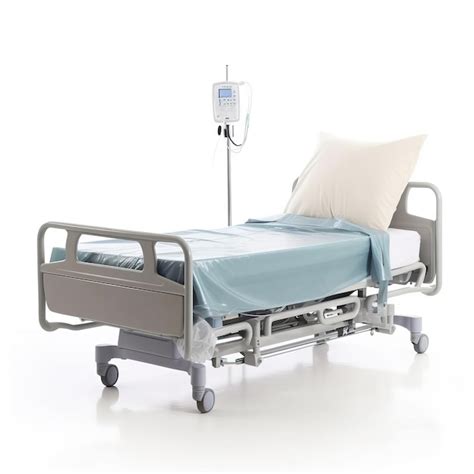 Premium Photo Hospital Bed Isolated On White Award Winning Studio Photogr