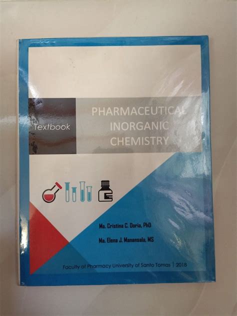 Pharmaceutical Inorganic Chemistry Pharmacy Book Hobbies And Toys