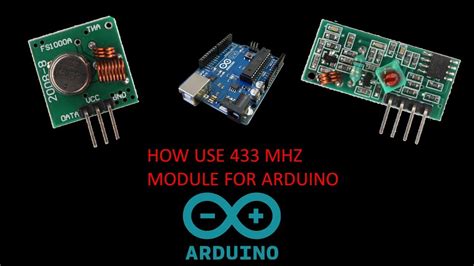 How Use Mhz Module For Arduino Uno And Nano Tutorial Youtube