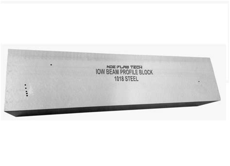 Digital Stainless Steel Iow Beam Profile NDT Calibration Blocks In