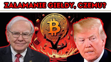 ZAŁAMNIE GIEŁDY i KRYPTOWALUT Bitcoin spadnie do 20 000